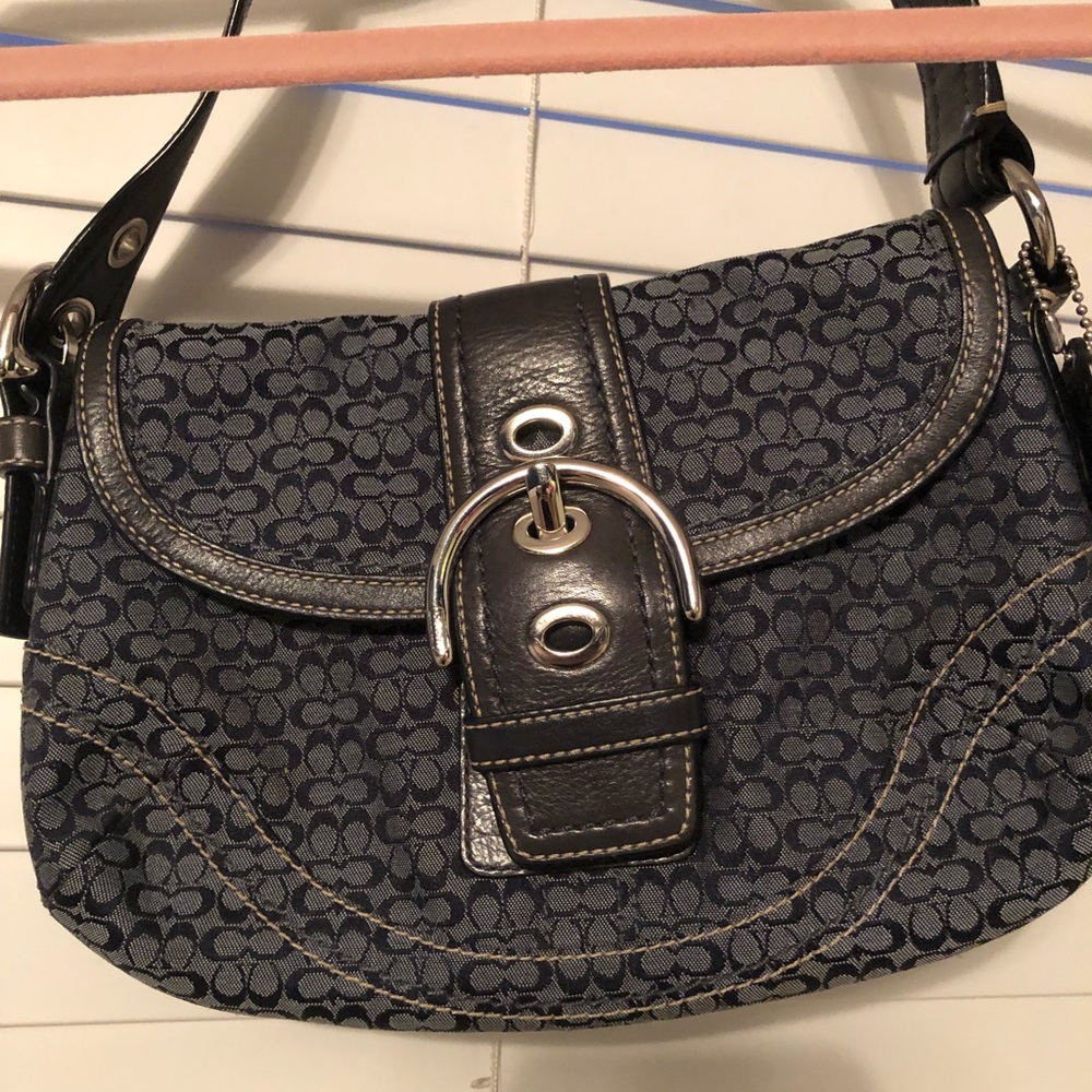 Coach Monogrammed Shoulder Bag